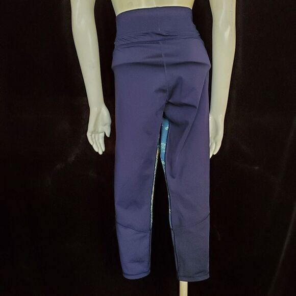 Under Armour Compression Heatgear Blue & Green Leggings (L) - Picture 5 of 6